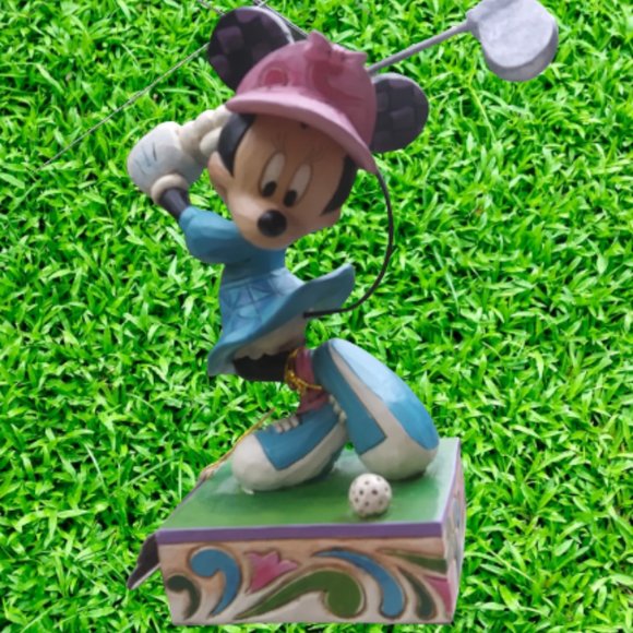 Disney Traditions Jim Shore Enesco Minnie mouse Golfing figurine - Picture 2 of 16